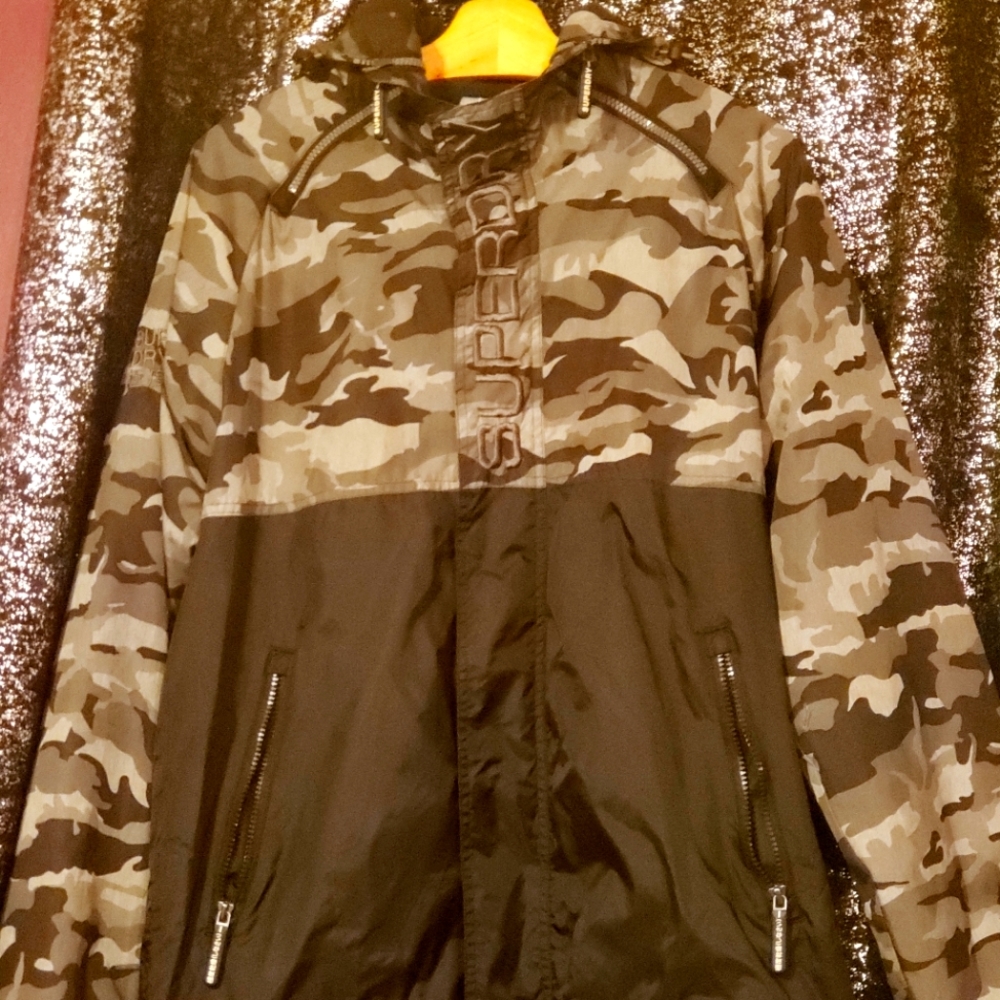 Camouflage mens jacket